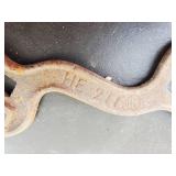 Five Old International Harvester Wrenches