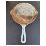 Two Vintage Cast Iron Skillets