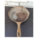 Two Vintage Cast Iron Skillets