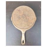 Two Vintage Cast Iron Skillets