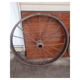 Pair Of Antique Wagon Wheels