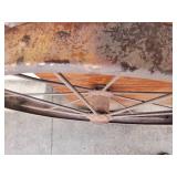 Pair Of Antique Wagon Wheels