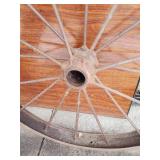 Pair Of Antique Wagon Wheels