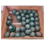 Collection Of Vintage Glass Insulators