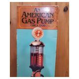 Vintage American Gas Pump Liquor Dispenser