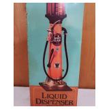Vintage American Gas Pump Liquor Dispenser