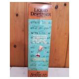 Vintage American Gas Pump Liquor Dispenser