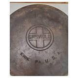 Old Griswold Cast Iron Frying Pan