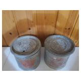 Two Vintage Mino Buckets