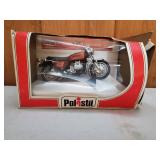 Vintage 1980 Polistil High Fidelity Honda GL 1000 Gold Wing Die Cast Model Motorcycle