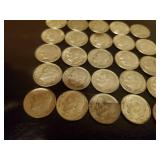 Collection Of 25 Silver Dimes