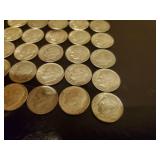 Collection Of 25 Silver Dimes