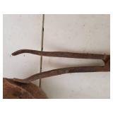 Three Old Blacksmiths Tools