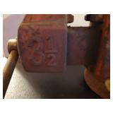 Vintage Red Craftsman 3.5" Vise