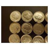 Collection Of 25 Silver Dimes