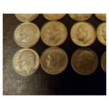 Collection Of 25 Silver Dimes