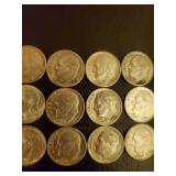 Collection Of 15 Silver Dimes