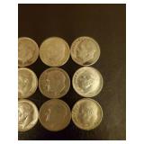 Collection Of 15 Silver Dimes