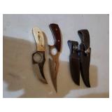 Two Knifes With Cases