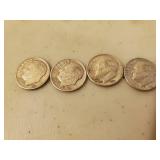 Collection Of Silver Currency