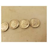 Collection Of Silver Currency