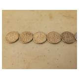 Collection Of Silver Currency