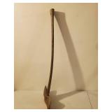 Vintage Double Sided Axe With Curved Handle