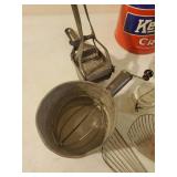 Collection Of Vintage Kitchen Items And Décor