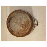 Two Vintage Grey Graniteware Style Buckets