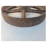 Pair Of Old Iron Wheels