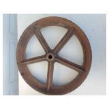 Pair Of Old Iron Wheels