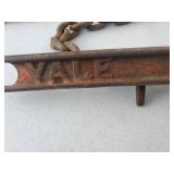 Old Yale 1.5 Ton Pul-Lift