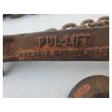 Old Yale 1.5 Ton Pul-Lift
