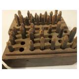 Collection Of Vintage Metal Stamps