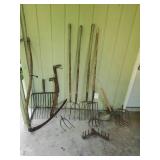 Collection Of Antique Farm Tools