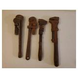 Vintage Pipe Wrench Lot