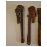 Vintage Pipe Wrench Lot