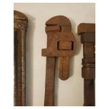 Vintage Pipe Wrench Lot