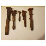 Vintage Pipe Wrench Lot