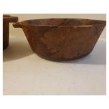 Two Vintage Cast Iron Pots