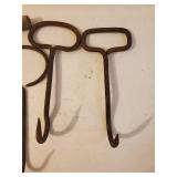 Four Vintage Hay Hooks