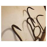 Four Vintage Hay Hooks