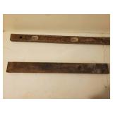 Six Old Wood Levels
