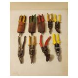 Nine Pairs Of Aviation Snips