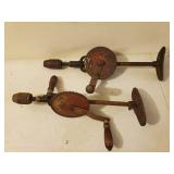 Seven Vintage Hand Augers