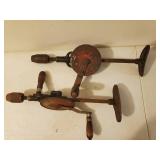Seven Vintage Hand Augers