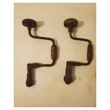 Seven Vintage Hand Augers