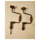 Seven Vintage Hand Augers
