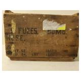 Old Wood (9 Fuzes., Bomb Nose.) Crate