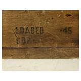 Old Wood (9 Fuzes., Bomb Nose.) Crate